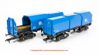 ACC2122BSC3 Accurascale JSA Bogie Covered Steel Wagon Twin Pack - British Steel 3